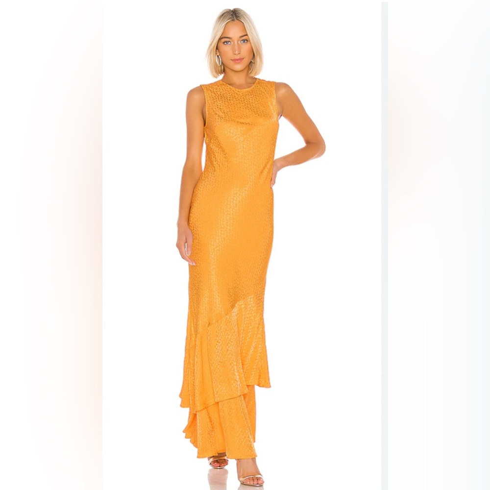 Rebecca Vallance Yellow Isobella Gown in Yellow